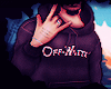 ⓦ hoodie off whit*