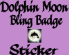 T76~Dolphin/Moon Bling