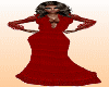 Long red dress *K543*