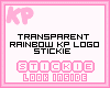 KP Rainbow Sticker <3