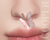 !A pink butterfly face