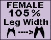 Leg Thigh Scaler 105% Fe