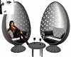 Burg Metalic Eggseats