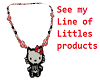 Goth Hell Kitty necklace