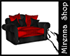 M Black/Red Turkish Sofa