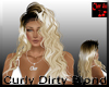 Curly Dirty Blond Hair