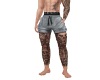 Shorts with tattoo