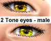 2 tone eyes - yellowgold