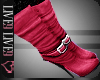 |L9}-Suede.Boots|Pink