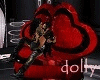 valentine heart kiss