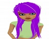 purple hair {f}