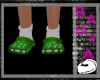 Green Halloween Crocs