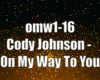 Cody Johnson - On My Way