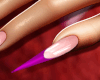 🤍 Pink Stiletto Nails