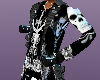 Skull/Rose long Suit top