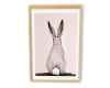 bunny tail framed art