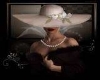 woman Glamour whit hat