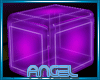 Cube Purple Neon