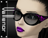 -V-Sunglasses Purple Fl