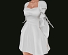 Puff Sleeve Dress White