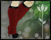 !Holiday Black Boots Red