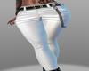 Jeans White Chainette Rl