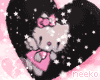 ! ♥ kitty goth heart