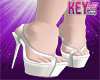 K- Damen White Heels