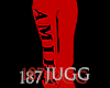 ៛ || red mir joggers