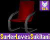 (SLS) Red Cuddle Chair
