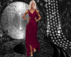 Elegant Berry Dress