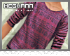 M. Incan Wine Sweater