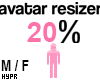 ♥ 20% | Avatar Resizer