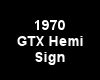 (MR) 70 GTX Hemi Sign
