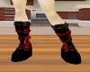 Red Flame Gothic Boots