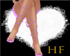 ^HF^ Laced Heels Purple