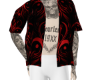 Red tatted top