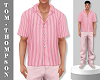 Salmon Striped Shirt