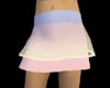 Pastel Layered Miniskirt