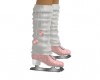 Pink Ice Skates+Warmers