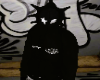 y2k black blouse