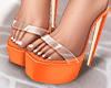 🤍 Nikki Orange Heels