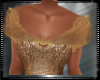 Sheer Gold Shoulder Wrap