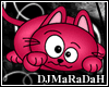 [dj] goofy cat in pink