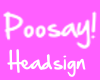 [Lacie]Poosay!Headsign!