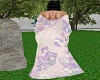 Lilac Floral Layer Robe