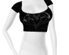 Metallic Heart Knit Top