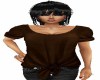 BROWN T-SHIRT