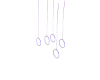 Neon Aerial  Hoops
