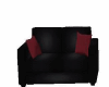 Black Kissing Couch